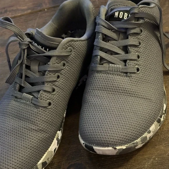 NOBULL Charcoal Sneakers with Camo Sole - Picture 2 of 6